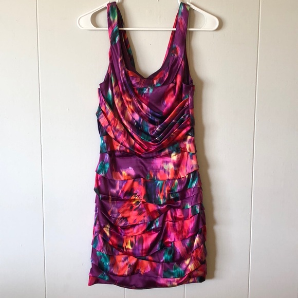 Satin Mini Dress - Picture 1 of 4